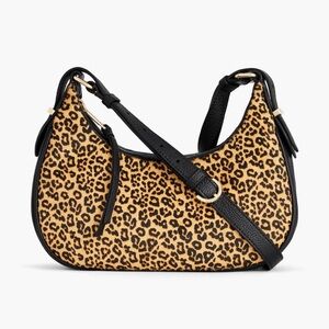 TALBOTS HOBO BAG - CALF HAIR LEOPARD, Timeless Chic Leather Modern